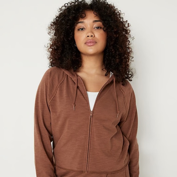 PINK Summer Lounge Cotton Zip‎ Ip Hoodie - Picture 1 of 5